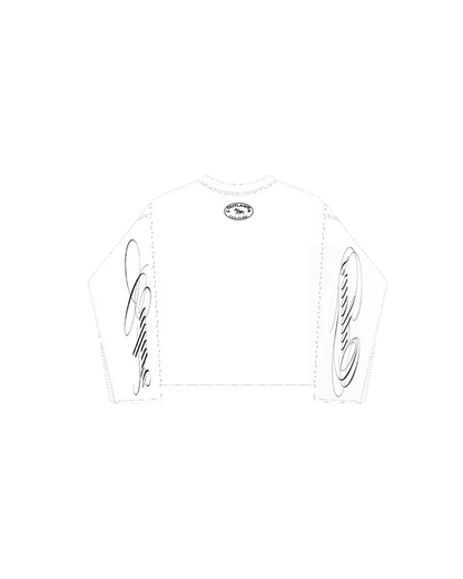 Signature long sleeve White