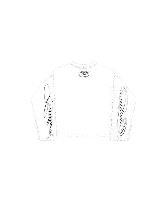 Signature long sleeve White