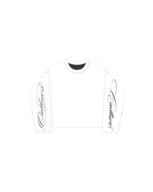 Signature long sleeve White