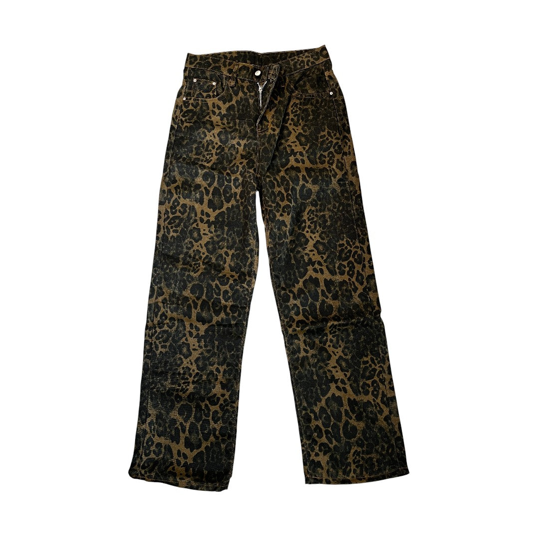 Cheetah print outlaws jeans