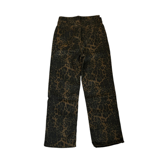 Cheetah print outlaws jeans