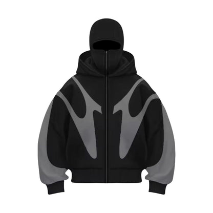 OUTLAW BALACLAVA ZIP UP HOODIE