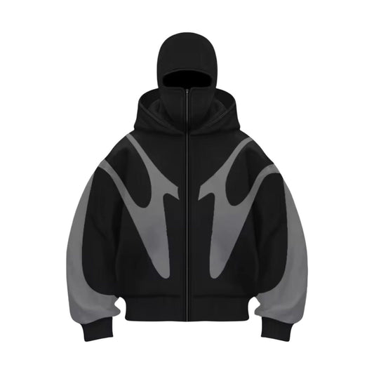 OUTLAW BALACLAVA ZIP UP HOODIE