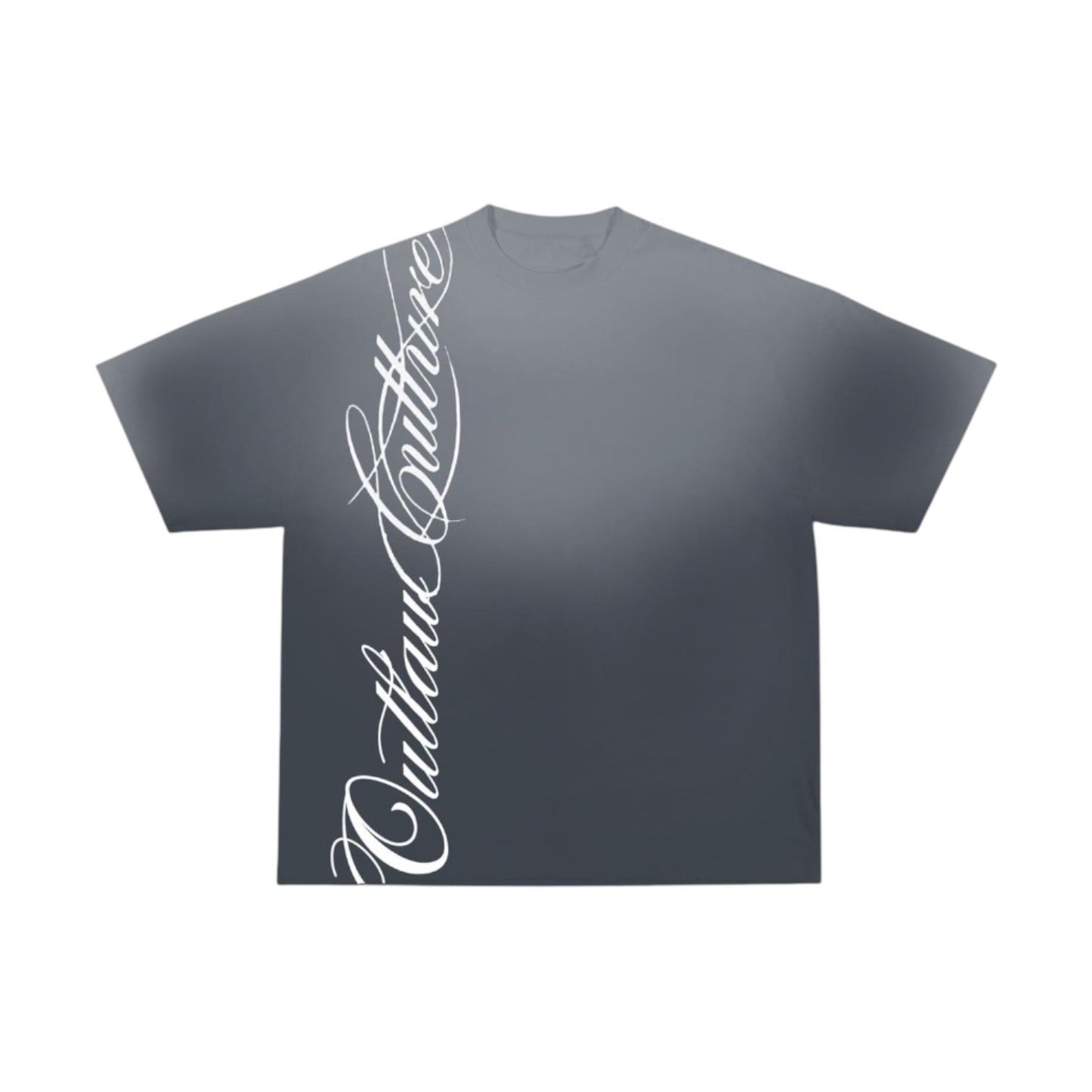 Signature T-shirt gray sun faded